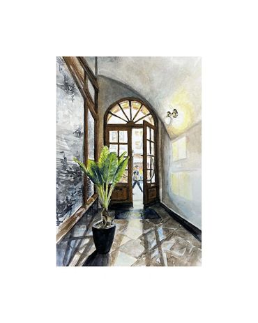 Entry to a VRBO in Krakow