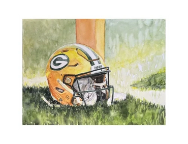 Green Bay Packers football helmet
