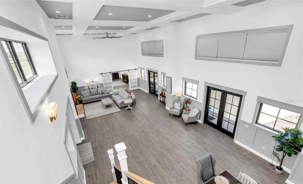 Grand views from the 2nd story loft space!