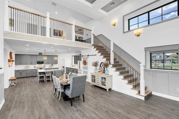 Expansive space utilization throughout the custom barndominium.