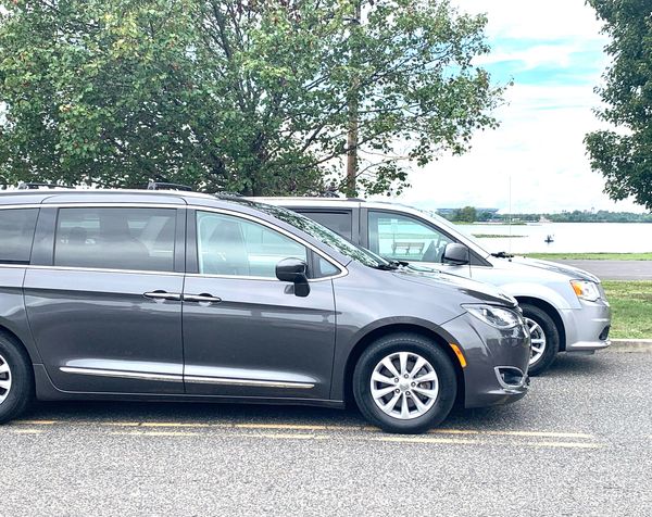 All of our vehicles are leather interior. Super clean mini vans & suvs