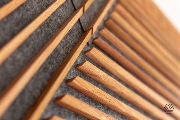 Koest acoustic panels, modular with wood