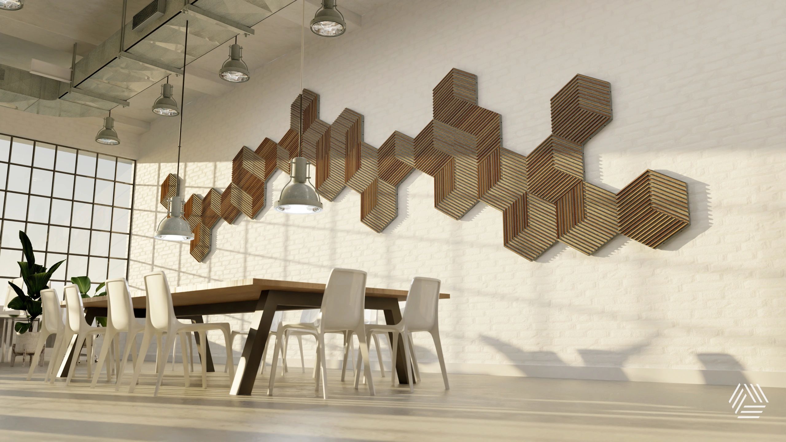 Koest acoustic panels large office
