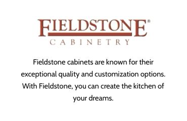 Fieldstone cabinetry offers exceptional quality and customization for dream kitchens.