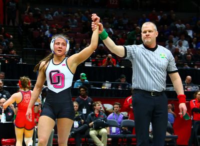 Mackenzie Carder wins girls wrestling state championship