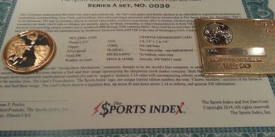 sports index stock market gamification sports stocks financial literacy net zero coin numismatic