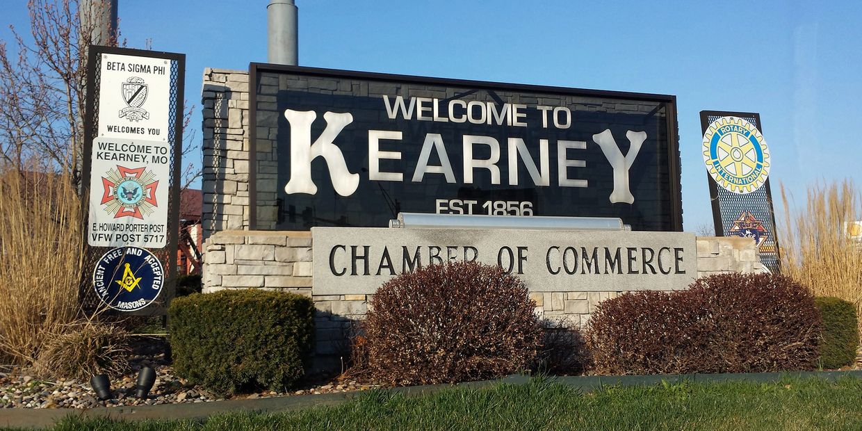 Kearney, MO city sign