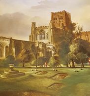 St Albans catherderal pottery salver