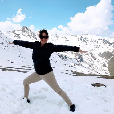 Yoga on Grand Teton.
Jackson Hole Mountain Resort Tram