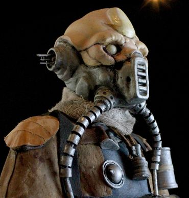 3D Modeled, 3D Printed and painted in our studio.