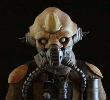 3D Modeled, 3D Printed and painted in our studio.