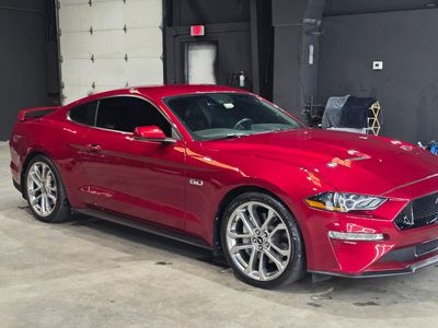 Ceramic coated 2019 Mustang GT in Ruby Red