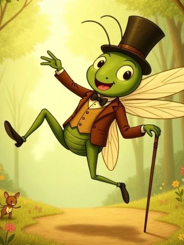 Criminy Cricket. Breadin"s mentor and guide.