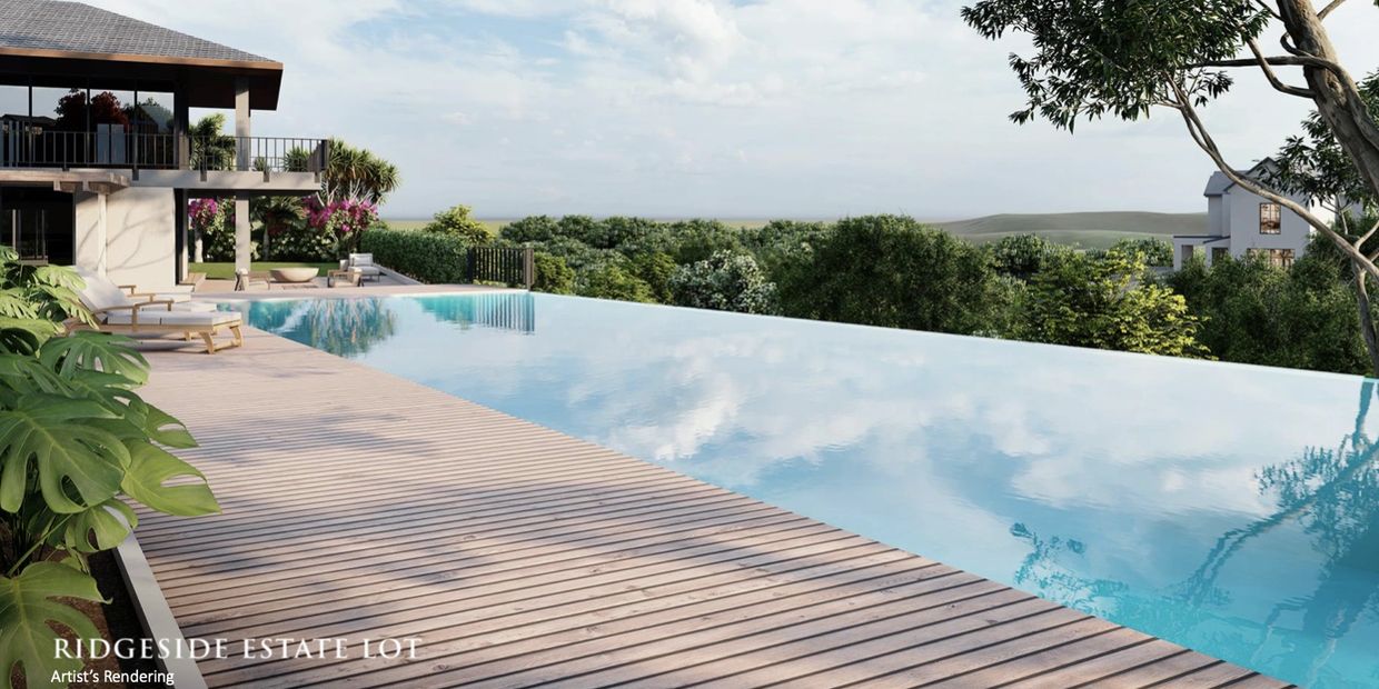 Artist's perspective of a ridgeside estate lot in Ciela