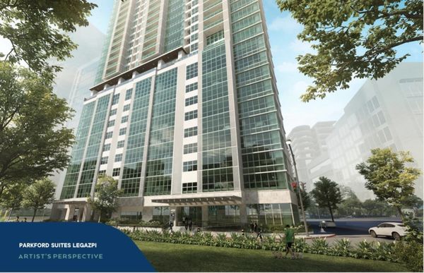 Facade of Parkford Suites Makati