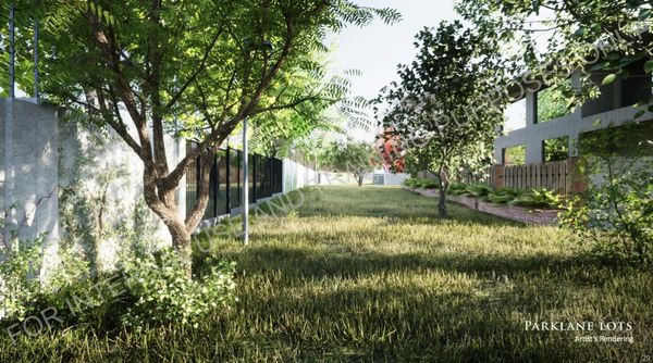 Artist's rendering of parklane lots in Arcilo