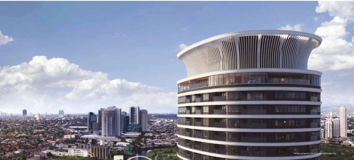 Facade of Haraya Residences in Bridgetowne Pasig