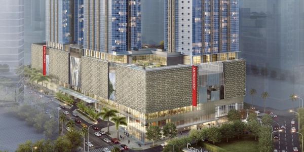 Artist's rendering of Mitsukoshi in BGC