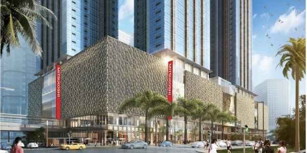 Artist's rendering of Mitsukoshi in BGC
