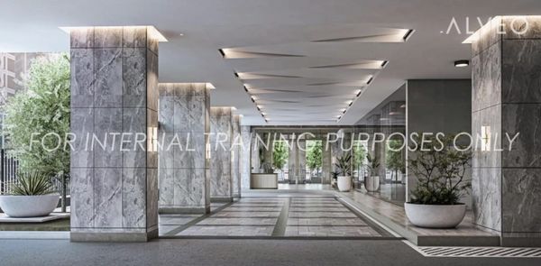 Artist's rendering of the main drop-off of Park East Place