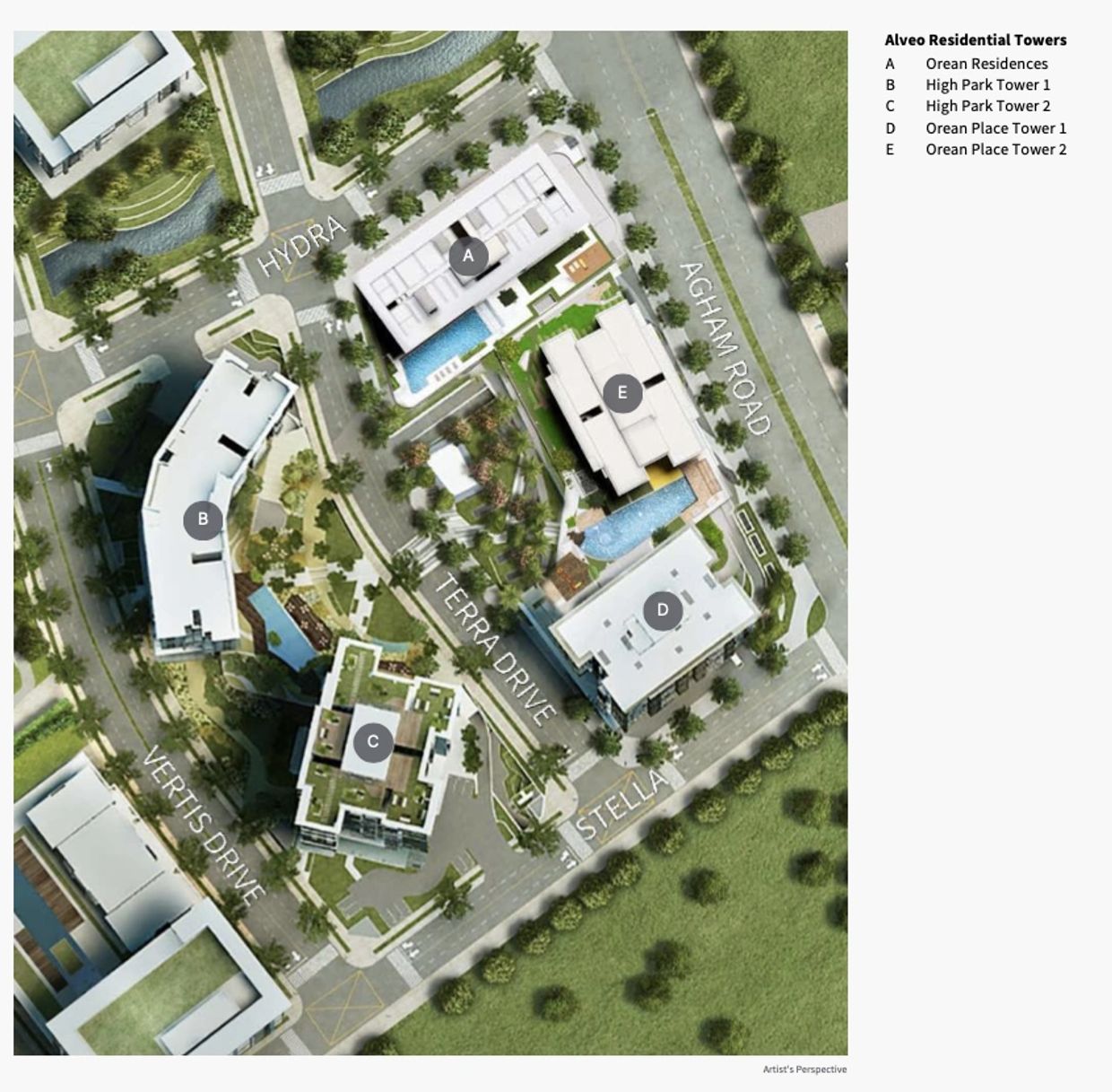 Residential Towers of Alveo in Vertis North