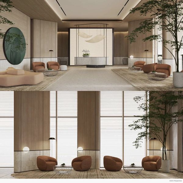 Artist's Rendering of the Common Area