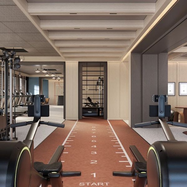 Artist's rendering of the gym in Shang Summit