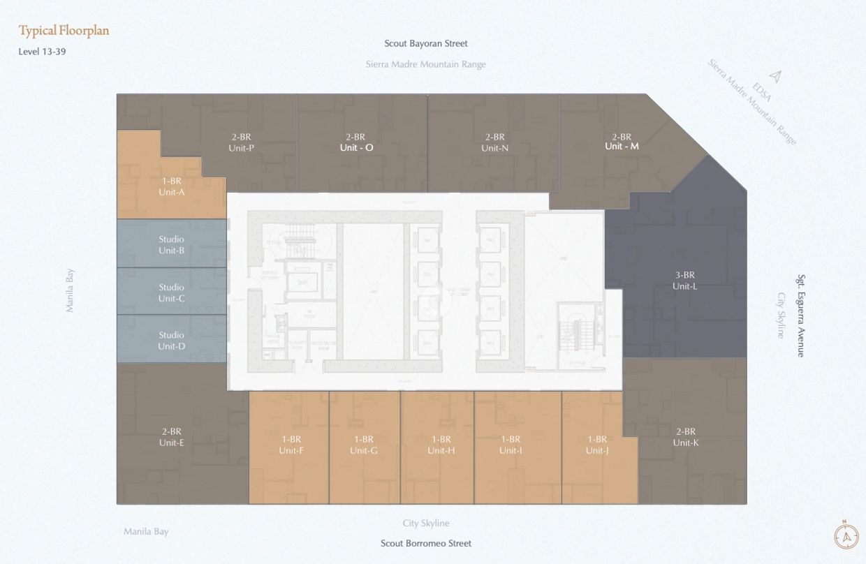 Floor plan for Shang Summit