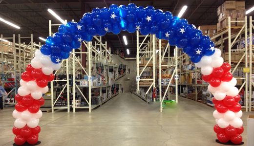 One of our many balloon arches made in Pinellas County, FL!