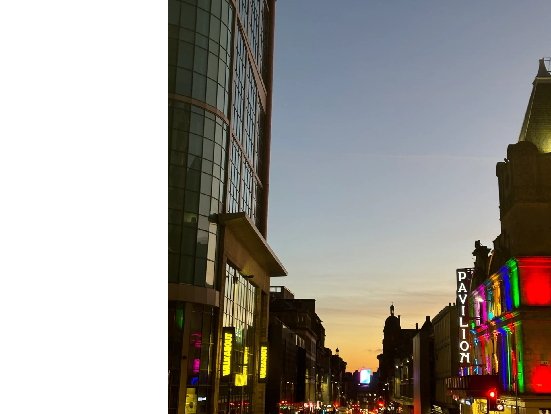 Renfield Street Glasgow looking South