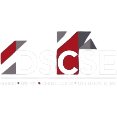 Logo of DSCSE with design and construction themes.