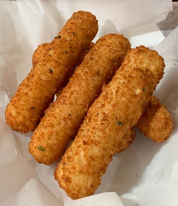 Fried Cheese Sticks at Golden Flame Hot Wings