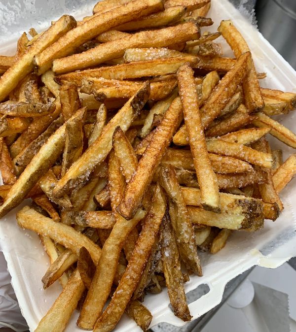 Fries at Golden Flame Hot Wings