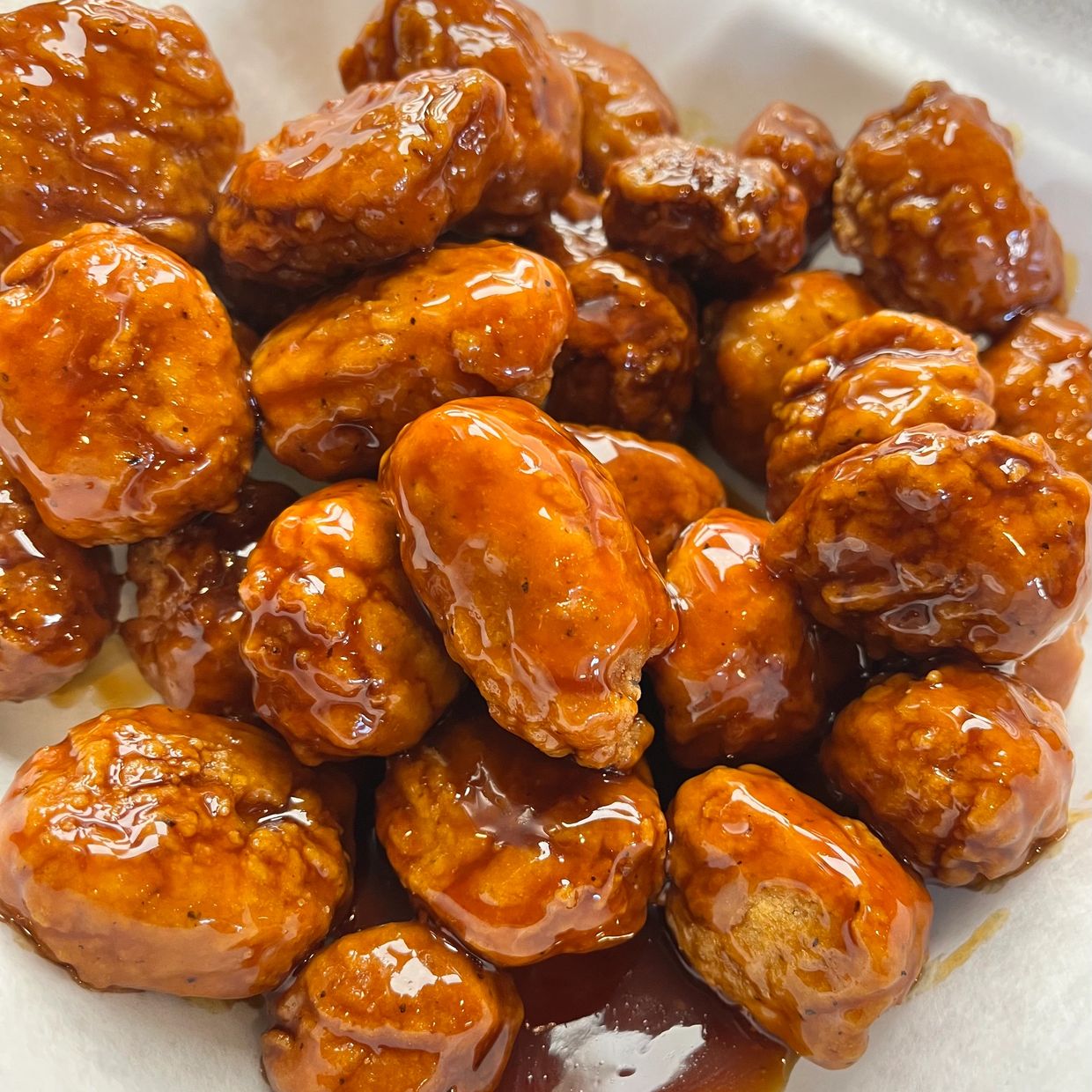 Golden Flame Hot Wings Teriyaki boneless wings