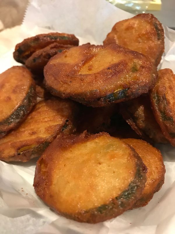 Fried Zucchini at Golden Flame Hot Wings