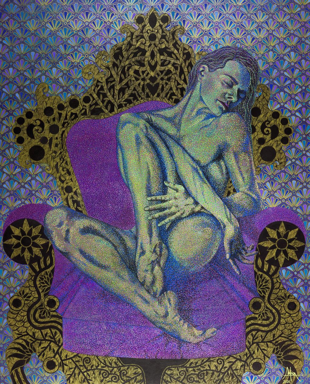 THE GHOST OF THE DANCER
Acrylic on gallery-wrapped canvas
60(h) x 48(w) inches
AVAILABLE