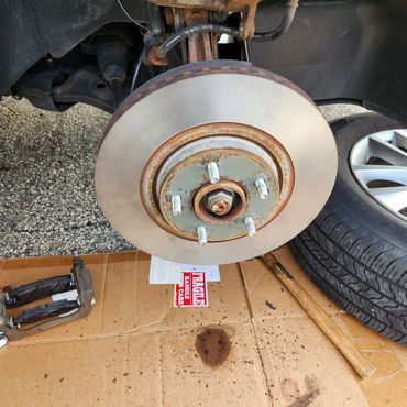 Break job. Had these rotors turned (well within spec) and saved the customer from buying new ones