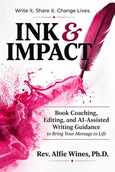 Book cover of Ink & Impact focusing on writing guidance.