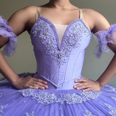 Professional Ballet Pancake Tutu Lilac Fairy Fairy Doll Dulcinea Purple
