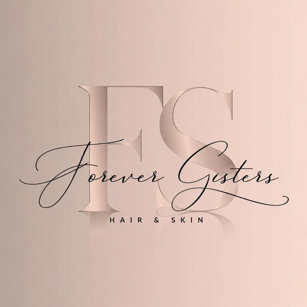 Elegant logo for Forever Sisters Hair & Skin.