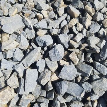 Blue Basalt Chip Rocks for your landscape