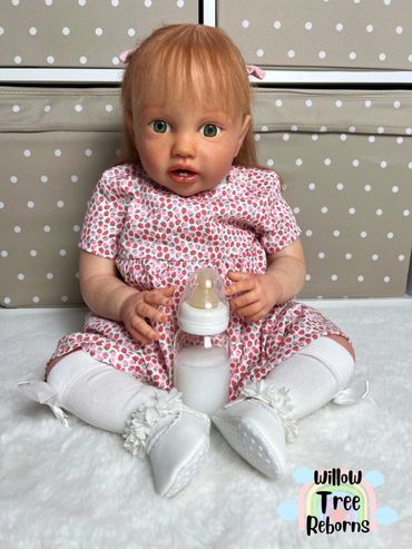 Lottie by Laura Lee Eagles painted by Willow Tree Reborns