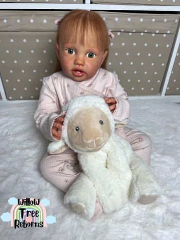 Lottie by Laura Lee Eagles painted by Willow Tree Reborns