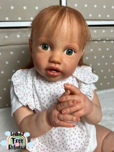 Lottie by Laura Lee Eagles painted by Willow Tree Reborns