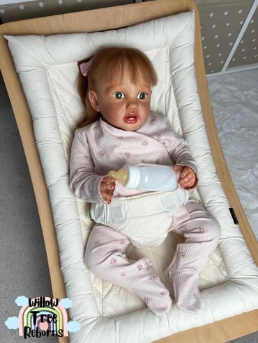 Lottie by Laura Lee Eagles painted by Willow Tree Reborns