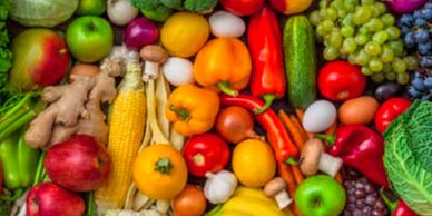 All the vegetables kept together