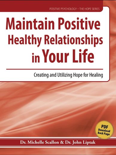 Book cover about maintaining positive, healthy relationships for healing and hope.
