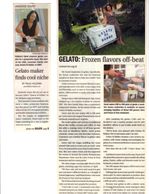 Kim Zanni and her Gelato cart in Central Penn
