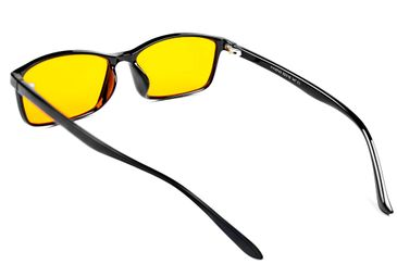 Pair of yellow glasses.
