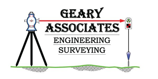 Logo of Geary Associates Engineering Surveying.